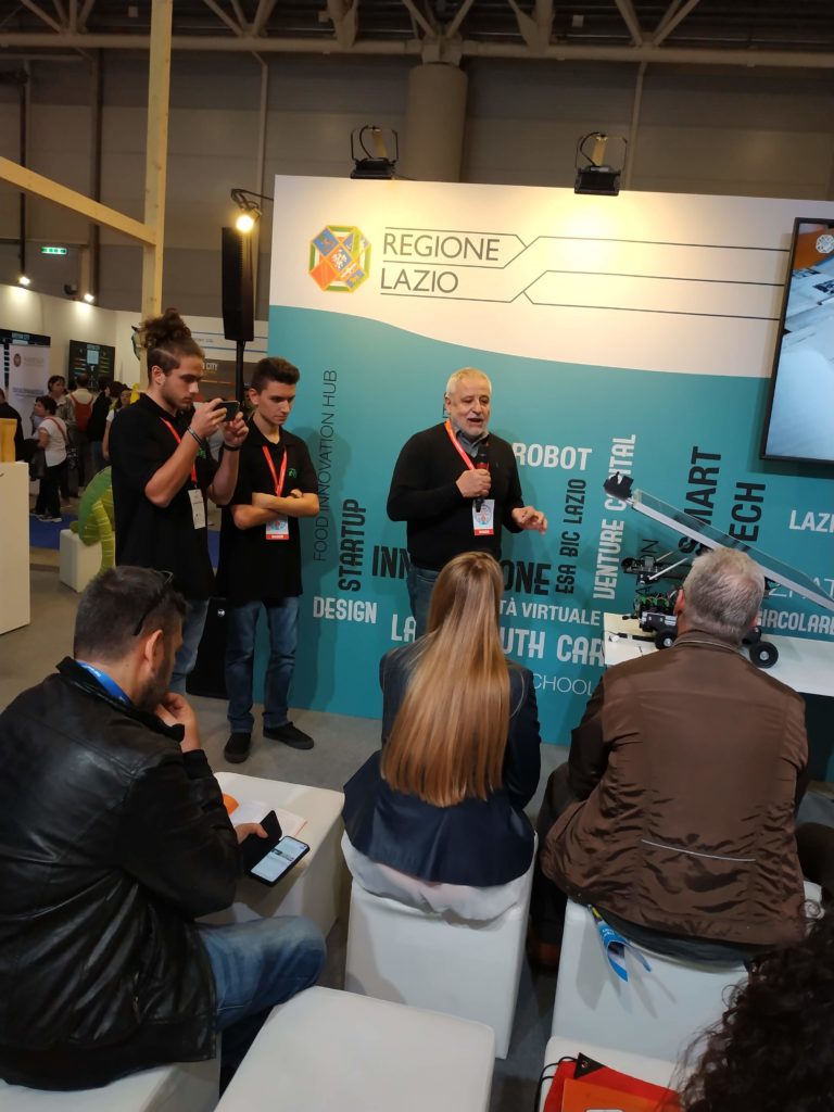 Presentazione allo stand della Regione Lazio al MFR19