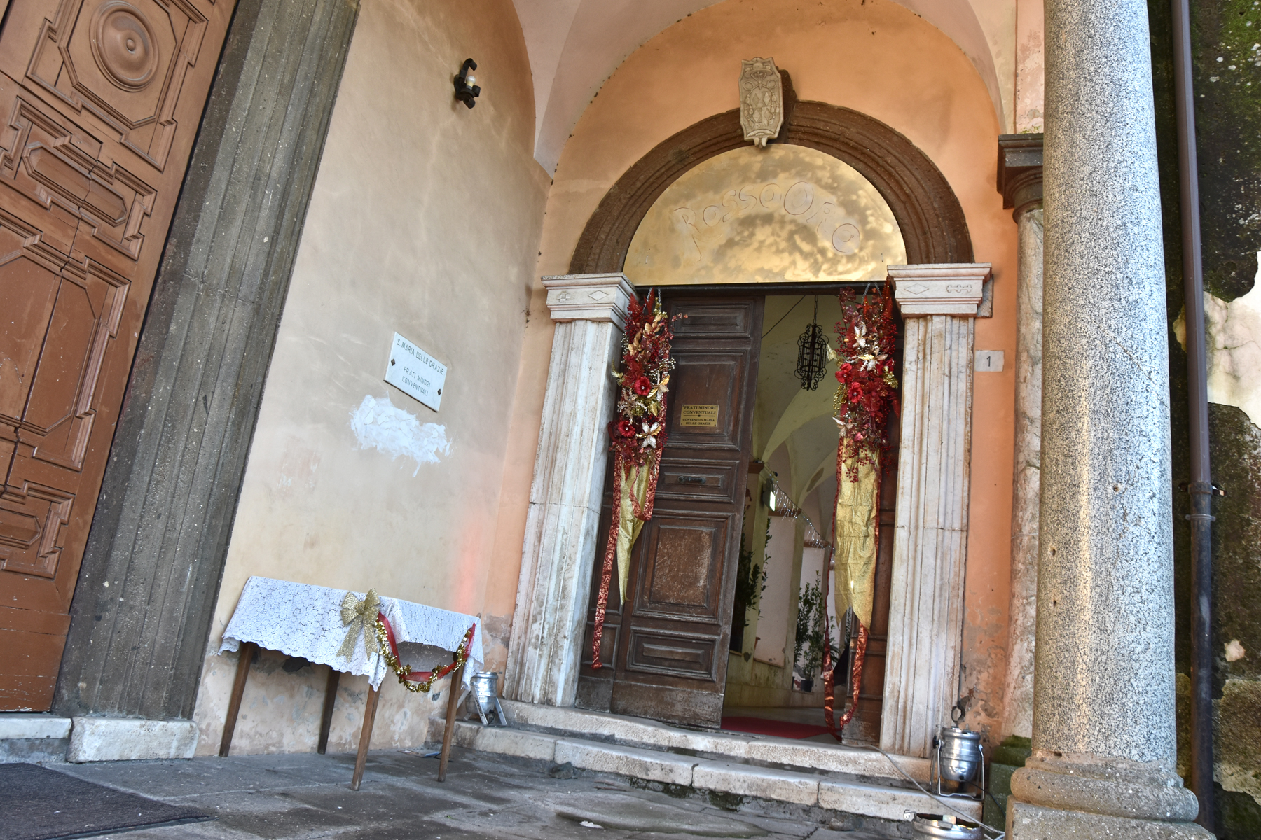 L'ingresso del Chiostro